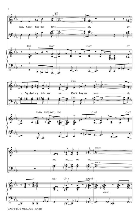 Can't Buy Me Love Sheet Music by Kirby Shaw (SKU: 08202892) - Stanton's ...