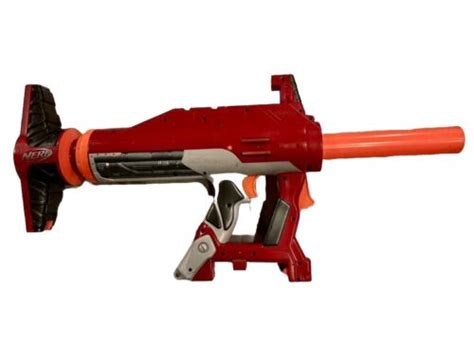 Nerf N Strike Titan As V1 Blaster Rocket Missile Launcher Red Dart Gun 2004 Air Ebay