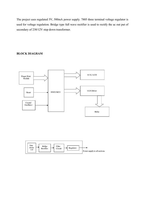 Finger Print Based Security System Pdf