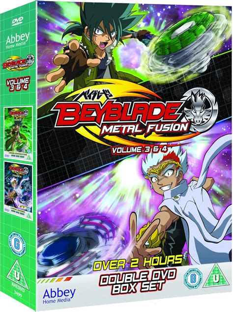 Beyblade Metal Fusion Volume 3 And 4 Edizione Regno Unito Import