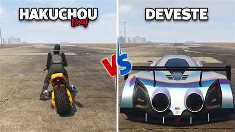 Gta Online Hsw Hakuchou Drag Vs Hsw Deveste Eight Which Is Fastest