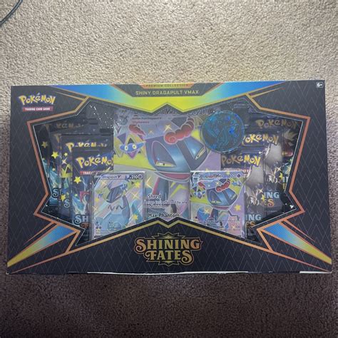 Pokemon Shining Fates Premium Collection Shiny Dragapult Vmax Box