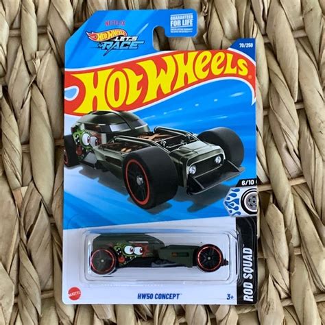 Toys Hw Concept Car Hot Wheels Rod Squad Netflix Lets Race Hotrod Hotwheels Poshmark