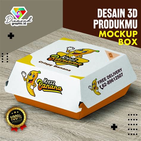 Jual Jasa Desain Mockup Desain Box Makanan Shopee Indonesia