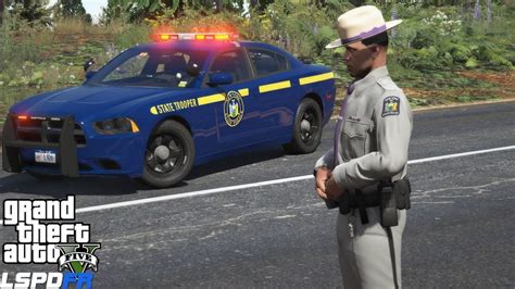 Gta Lspdfr New York State Police Patrol With New Uniforms Youtube