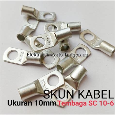 Jual 1 Buah SKUN KABEL TEMBAGA 10MM SC 10 6 SKUN KABEL 10MM SKUN