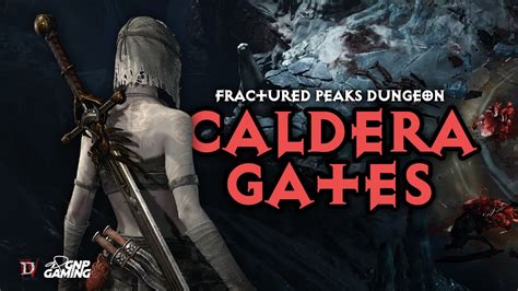 Diablo IV BETA CALDERA GATES FRACTURED PEAKS DUNGEON GAMEPLAY NO