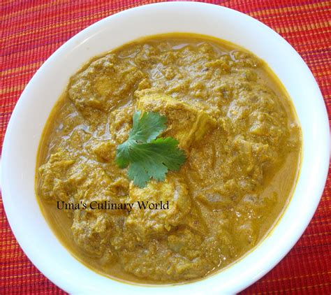 Coriander Chicken Curry