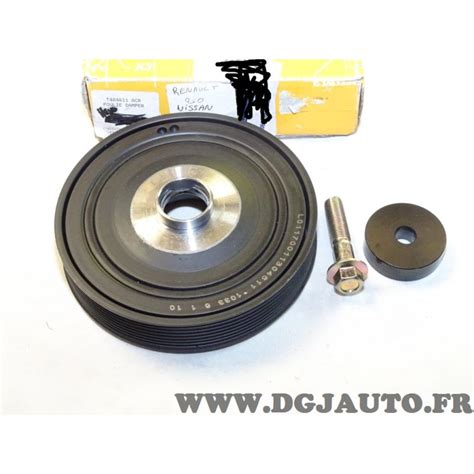 Poulie Damper Vilebrequin Gates T404611 Pour Renault Laguna 2 3 II III