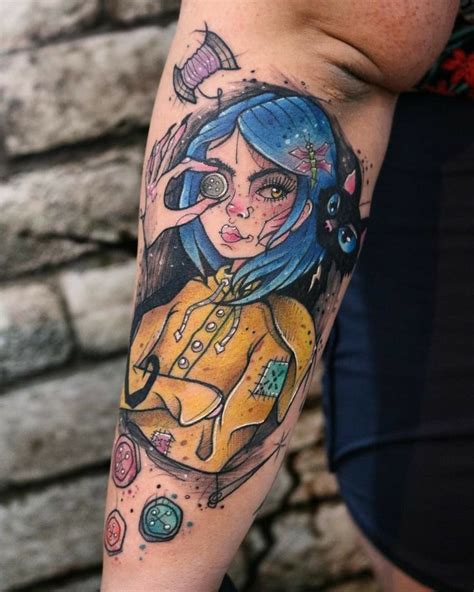 Tatuagem Coraline Em Tatuagem Da Coraline Tatuagem Hannya Tatuagem