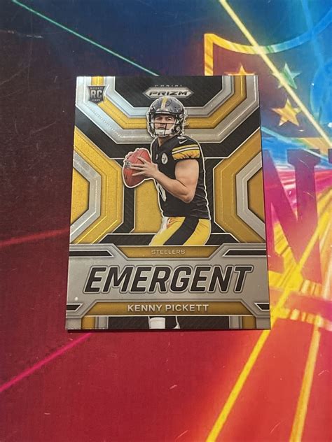 Panini Prizm Emergent E Kenny Pickett Rc For Sale Online Ebay