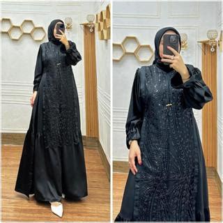 Jual Zafier Clothing Terbaru Brilia Dress Kondangan Wanita Bahan Velvet