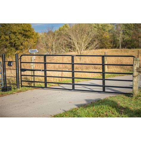 Mighty Mule 18 Ft Single Swing Universal Battery Driveway Gate Opener