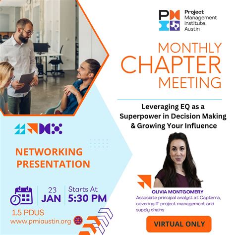 Pmi Austin Chapter On Linkedin 🌐 Join Us For The Pmi Austin Monthly