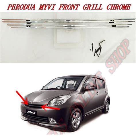 PERODUA MYVI FIRST GENERATION Aluminium Sporty Platinium Black Chrome