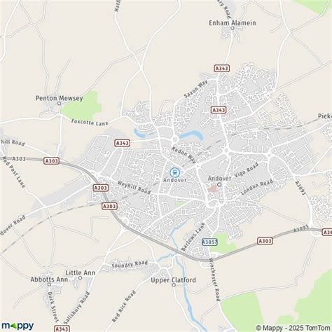 Map Andover Map Of Andover Sp10 1 And Practical Information