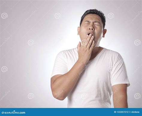 Sleepy Tired Young Man Stock Photo Image Of Face Exhausted 133357212