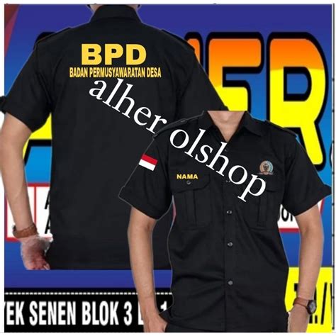 Jual Pendek Big Size Kemeja Bpd Baju Bpd Seragam Bpd Pdh Bpd Kemeja