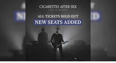 Cigarettes After Sex Adds New Seats For Sold Out Manila Concert