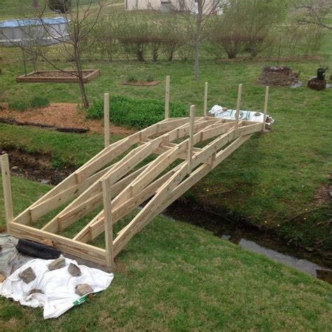 DIY Backyard Bridge For A Charming Garden