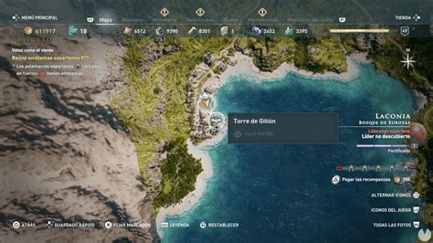 Laconia En Assasin S Creed Odyssey Todas Las Ubicaciones