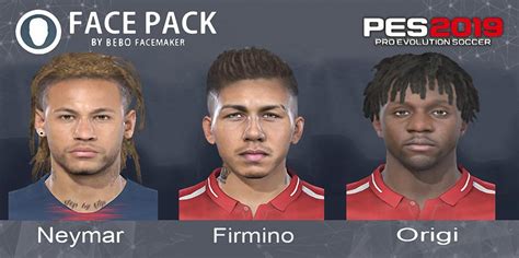 Ultigamerz Pes Neymar Firmino Origi Faces