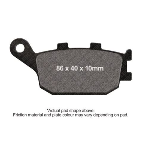 Ebc Double H Sintered Street Brake Pad Rear Right Kawasaki Z Er