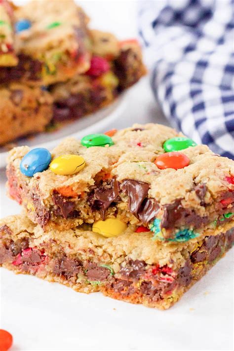 Monster Cookie Bars Artofit