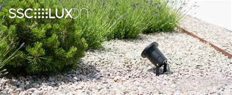 SSC LUXon LED Gartenstrahler mit Erdspieß für außen in schwarz