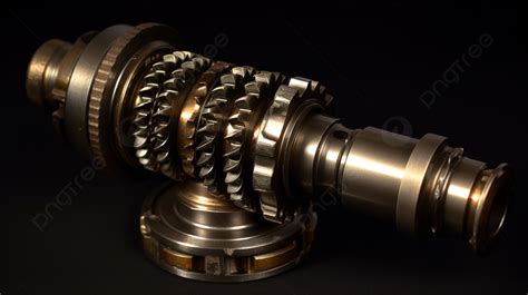 Gear Train Of A Geared Shaft Background Camshaft Picture Background