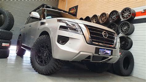 Nissan Patrol Y Silver Dirty Life Theory Wheel Front