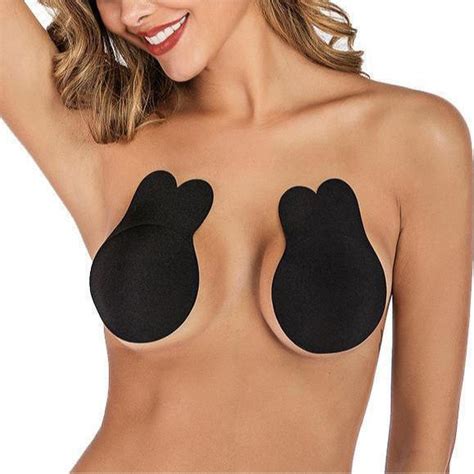 Hot Sexy Rabbit Ear Breathable Push Up Nipple Pasties Adhesive Lingerie