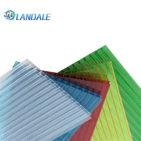 Multi Wall Hollow Polycarbonate Board Plastic Board Greenhouse Plastic