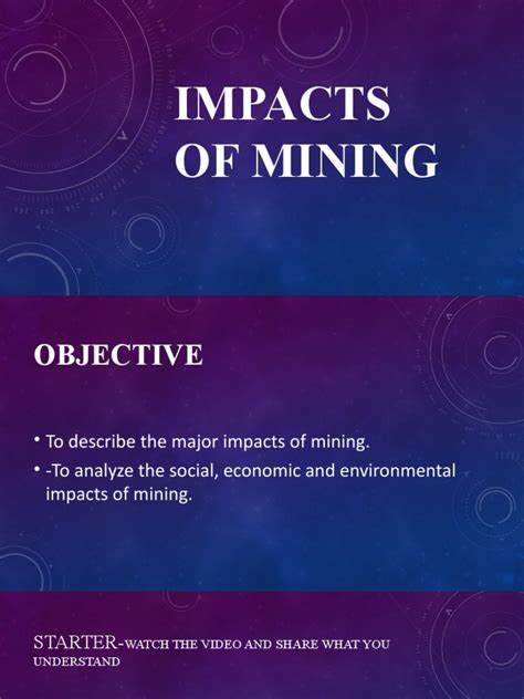 IMPACTS of Mining | PDF | Mining | Pollution