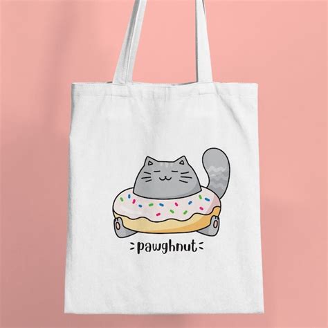 Donut Tote Bag Etsy