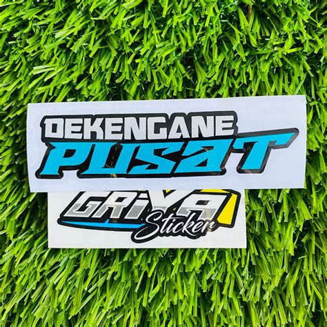 Jual Stiker Dekengane Pusat Sticker Cutting Wong Pusat Viral Shopee Indonesia