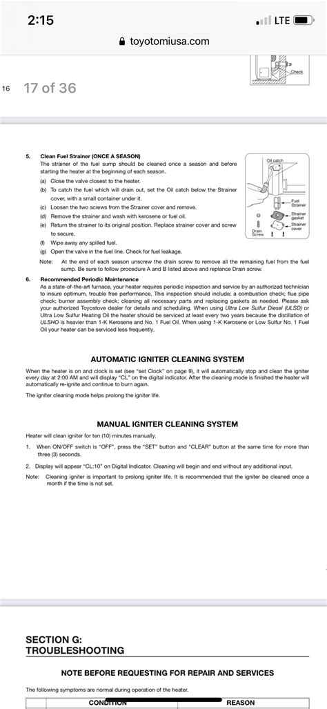 Im getting an E22 code on my laser 560 toyostove. Toyo stove two years old. Gas. It ran out of ...