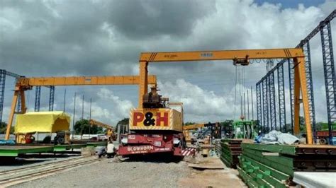 Alpha Swl T Single Girder Goliath Crane At Rs In Faridabad