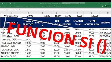 Funcion Si En Excel Como Utilizar La Funcion Si En Excel Con Varias