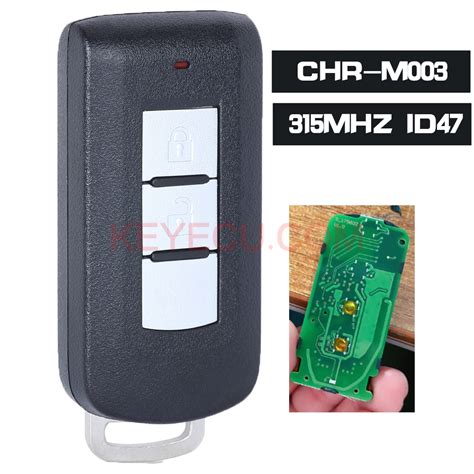 Smart Remote Key Button Fob Fsk Mhz Id Chip For Mitsubishi