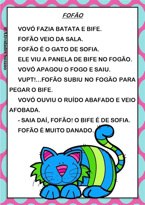 Leituras Para O 2 Ano - Textos Para Alfabetizar 2 Ano - RETOEDU