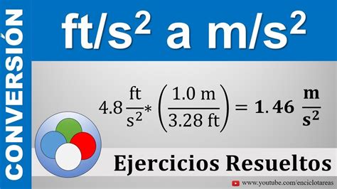 Conversión de ft s² a m s² YouTube