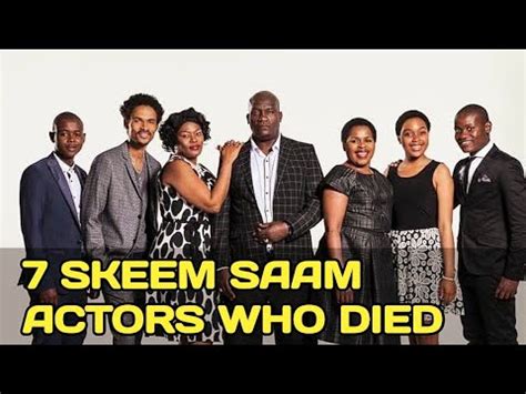 7 Skeem Saam Actors Who Recently Passed Away YouTube