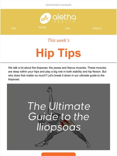 Aletha Health The Ultimate Guide To Your Hip Flexors Milled