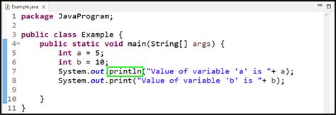 How To Print A Variable In Java