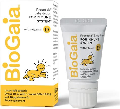 BIOGAIA Protectis Probiotic Drops With Vitamin D3 10ml Suitable For