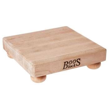 John Boos Boos Block B Series Round Wood Cutting Board With Feet, 1.5 ...