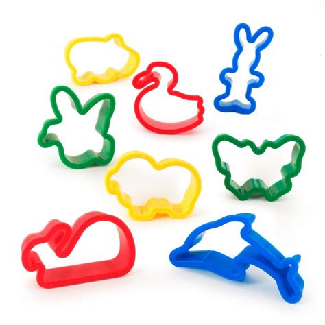 Play Dough Cutters / Cookie Cutters (8 pc)