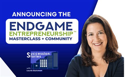 Announcing The Launch Of The Endgame Entrepreneurship Masterclass