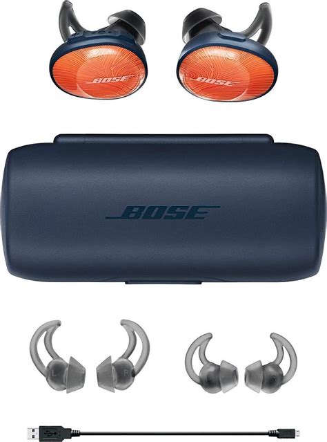 Bose Soundsport Wireless Bluetooth Sweatresistant In Ear Sport Headphone Orange 788934946341 Ebay